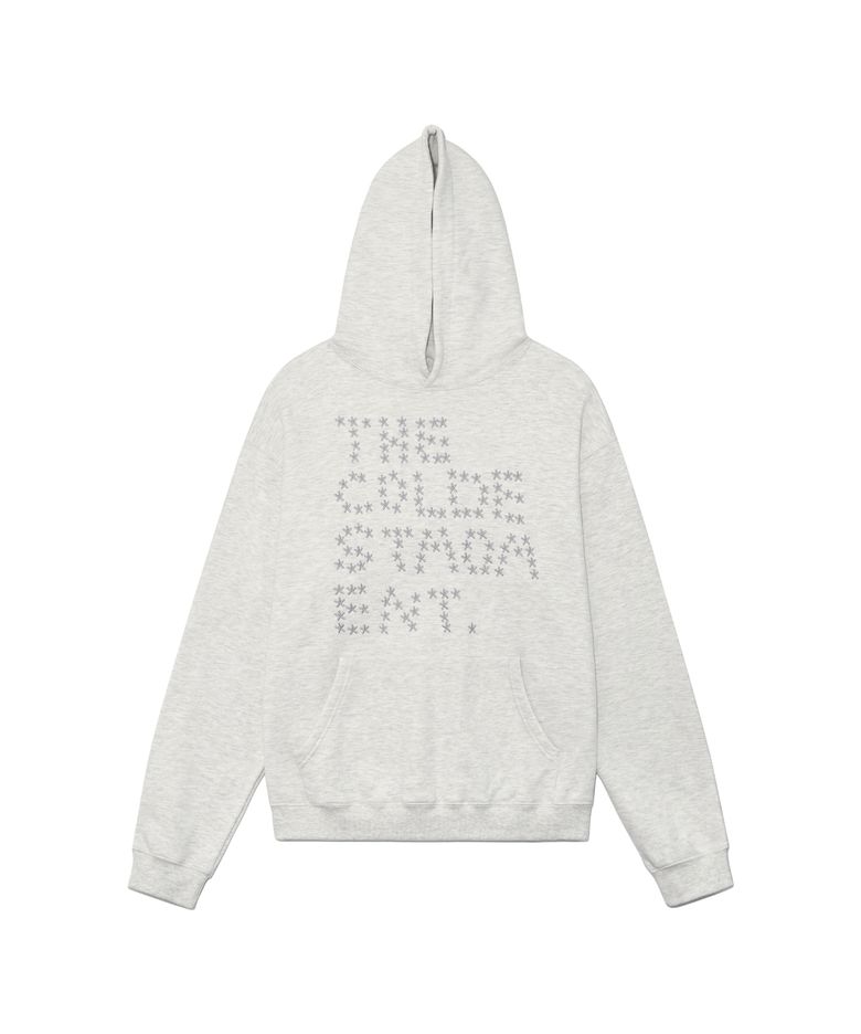 TCM star dot hoodie (oatmeal melange)