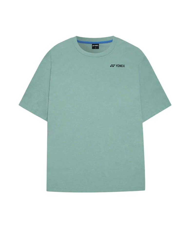 261TS065U 세이지 그린 남녀공용 해변 그래픽 반팔 티셔츠
