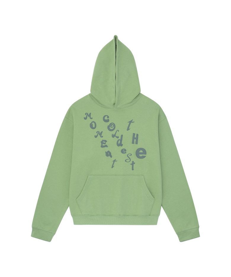 TCM diagonal hoodie (green)