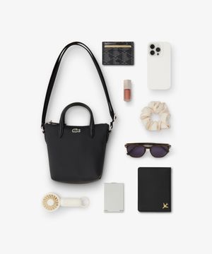 여성 L.12.12 스트라스사이즈 미니크로스백 NF2609P56G 000