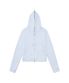 TCM dot hooded zip-up (sky blue)
