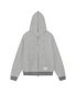 TCM snow stripe hooded zip-up (grey)