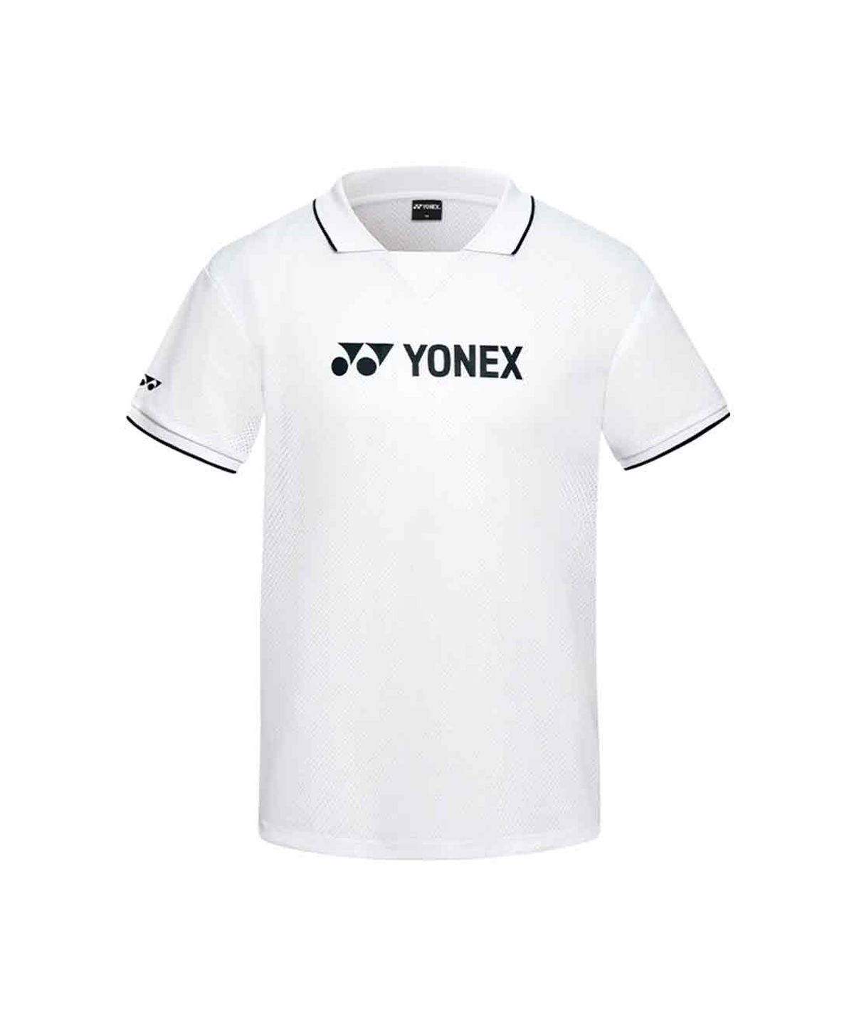 요넥스(YONEX) 261TS071U 화이트 남녀공용 오버핏 반팔 카라 티셔츠