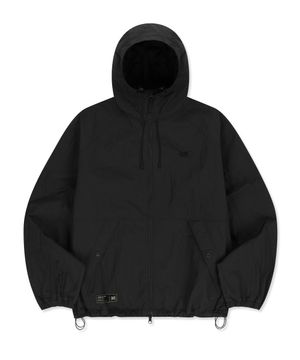 TAG HOODIE WINDBREAKER - BLACK