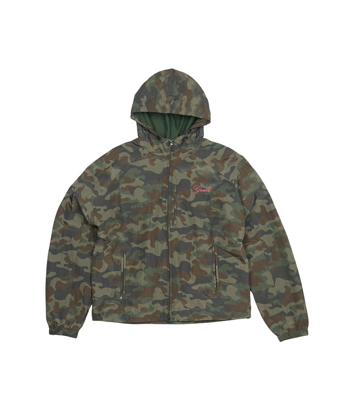 그레일즈(GRAILZ) PINK LOGO CAMO WIND BREAKER [CAMO]