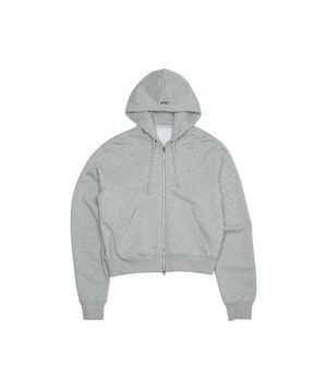 CRYSTAL ZIP HOODIE [GRAY]