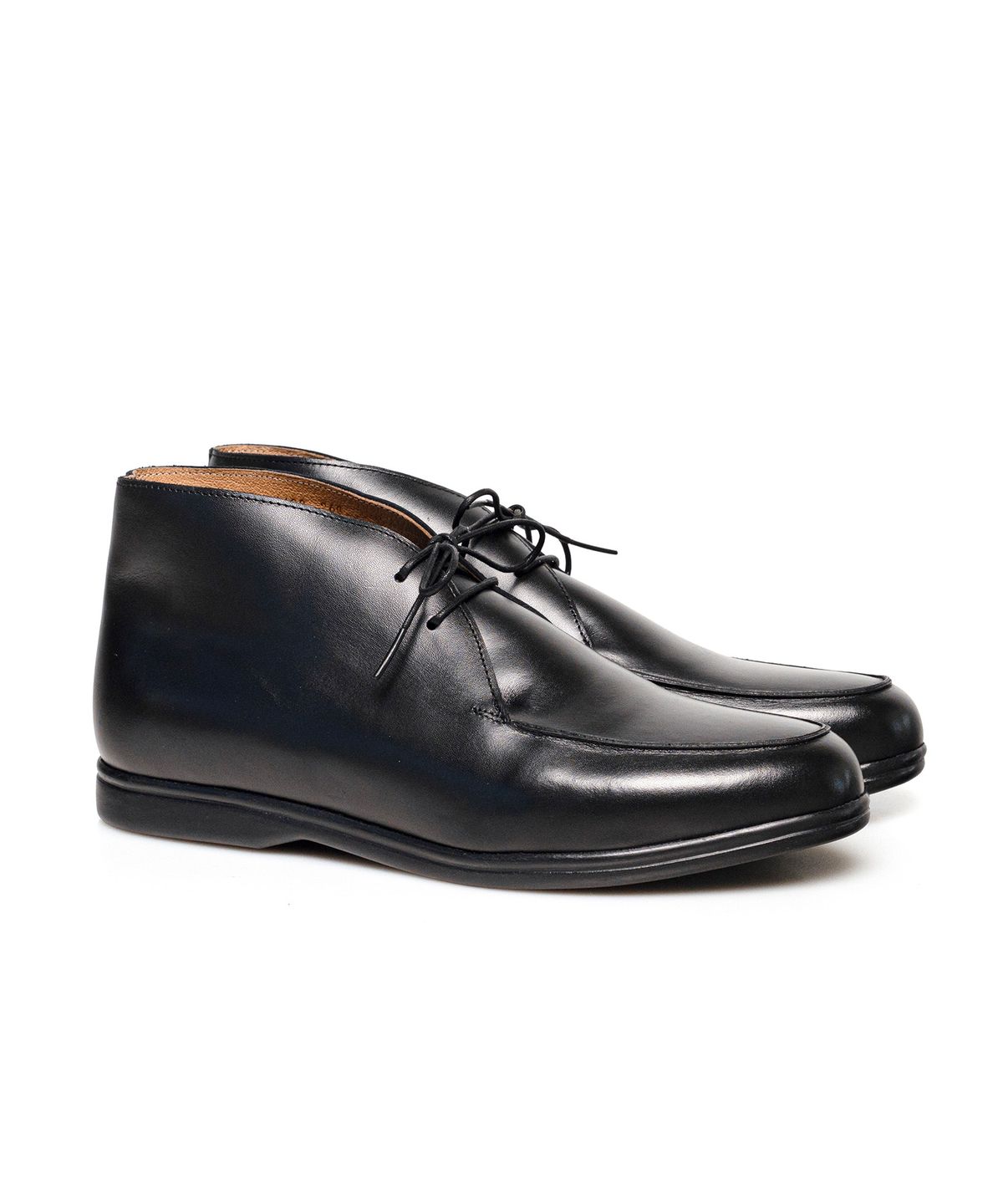 올클래식(ALLCLASSIC) ALC4408 리조트 레이스업 앵클 부츠_black