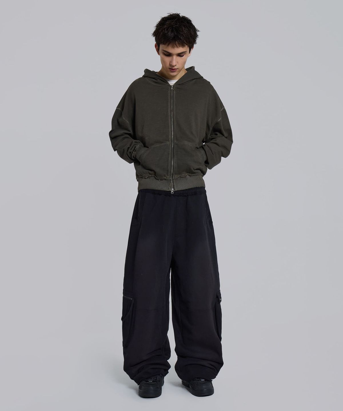 제이디드 런던(JADED LONDON) (U) 카고 XL 몬스터 조거 블랙 CARGO XL MONSTER JOGGERS BLACK