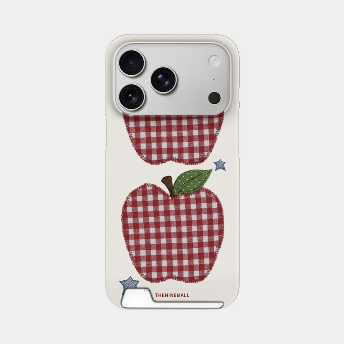 더나인몰(THE NINEMALL) vintage gingham patch [카드수납 폰케이스]