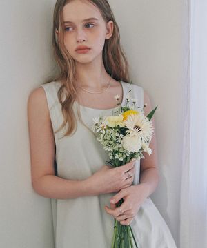 Frill sleeveless mini dress MINT