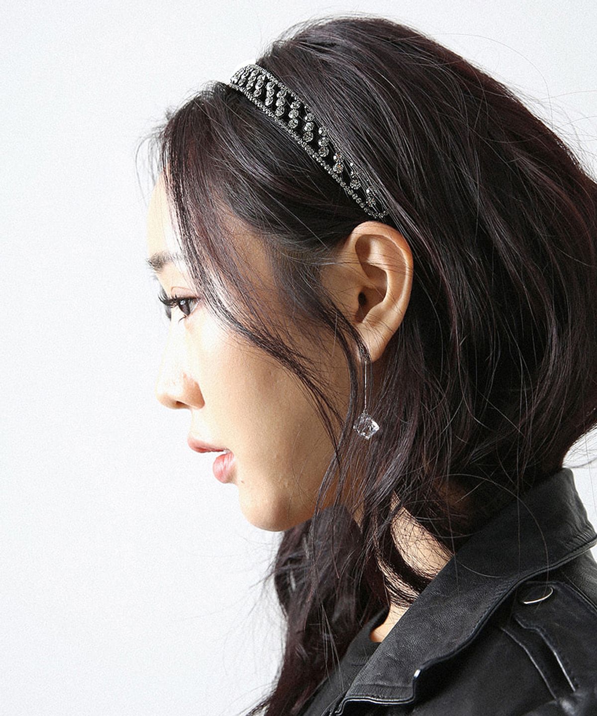 라코하(RACOHA) 스위트 글램 큐빅 헤어밴드