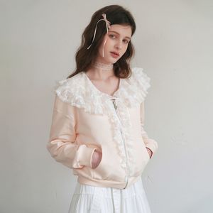 Cest_Romantic lace ruffle jacket