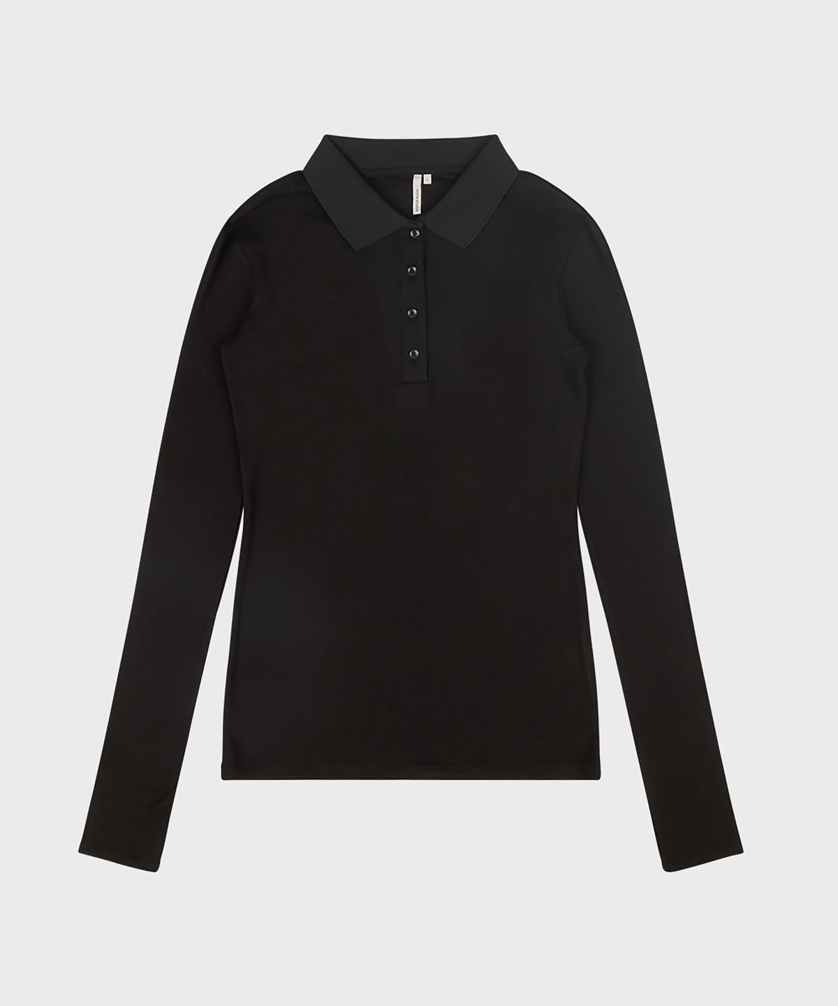 엔타이어 스튜디오(ENTIRE STUDIOS) (U) 롱 슬리브 폴로 블랙 LS POLO BLACK