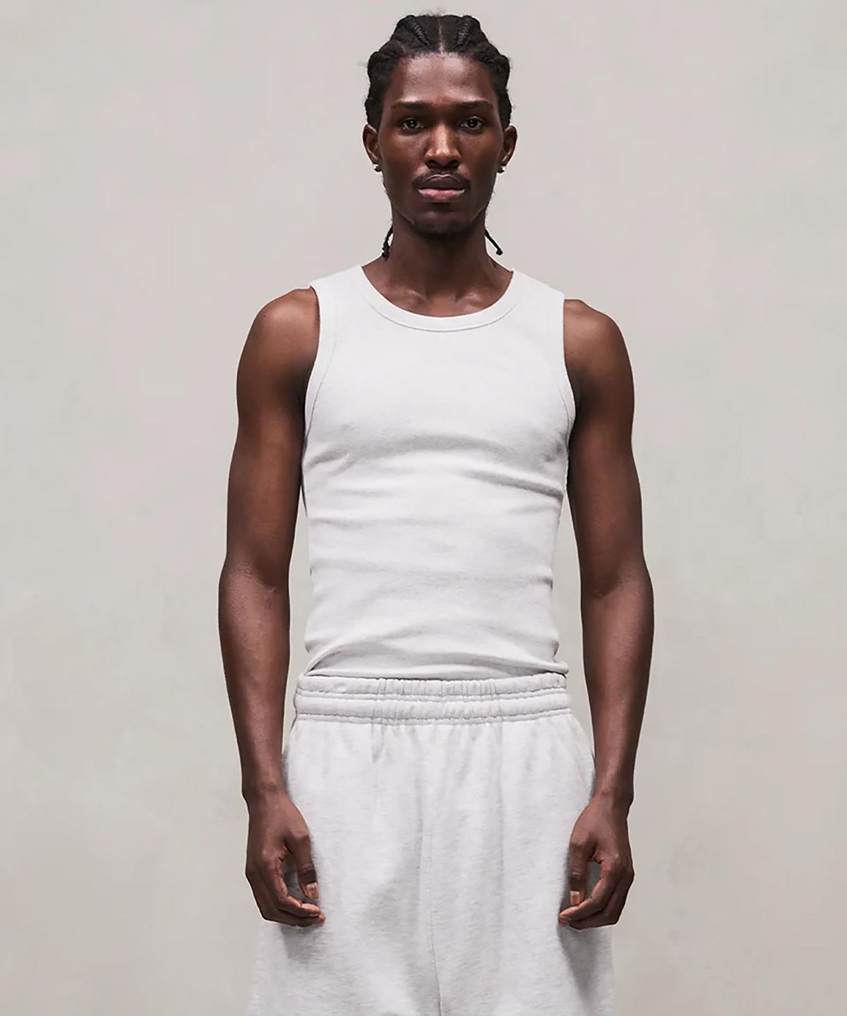 엔타이어 스튜디오(ENTIRE STUDIOS) (U) 립 탱크탑 헤더 그레이 RIB TANK HEATHER GREY