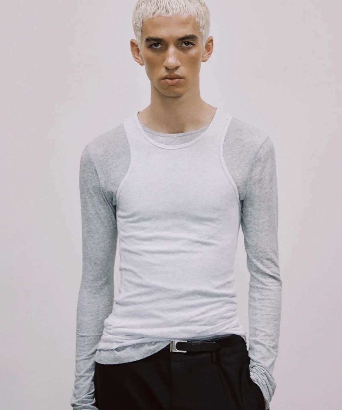 엔타이어 스튜디오(ENTIRE STUDIOS) (U) 머슬 탱크탑 헤더 그레이 MUSCLE TANK TOP HEATHER GREY
