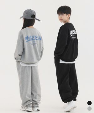 [SET] 유니버셜 맨투맨&조거 팬츠 셋업 (2color)