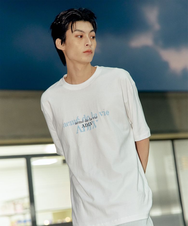 DOUBLE EFFECT SHORT SLEEVE T-SHIRT (2 COLOR)