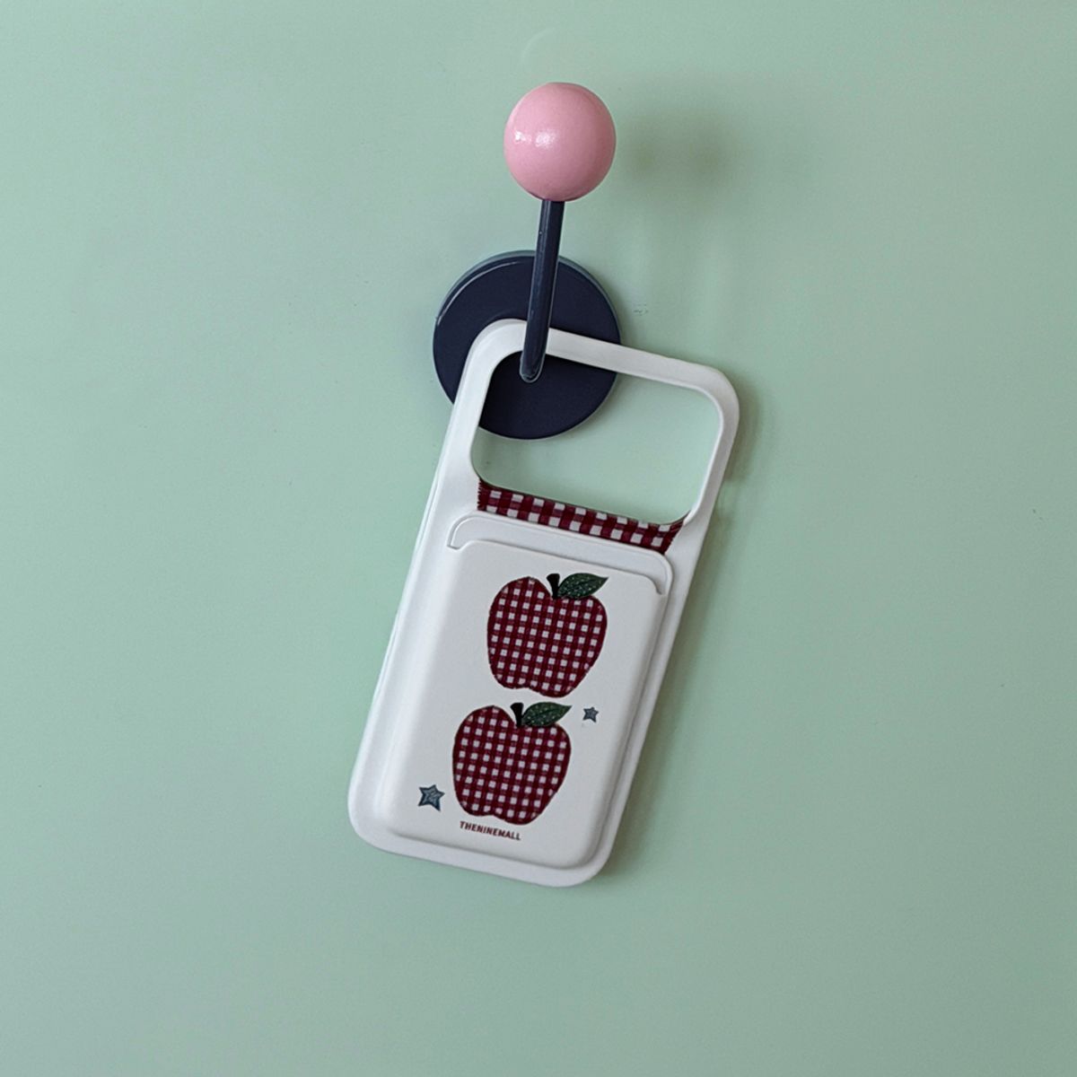 더나인몰(THE NINEMALL) vintage gingham patch [맥세이프 하드 폰케이스]