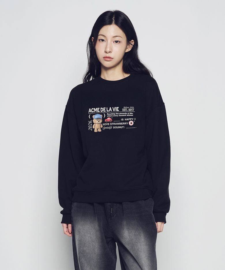 WOMAN TYPING PROFILE SWEATSHIRT (2 COLOR)