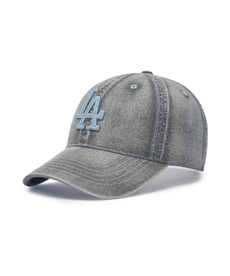 베이직 데님 언스트럭쳐 볼캡 LA (Charcoal Grey)