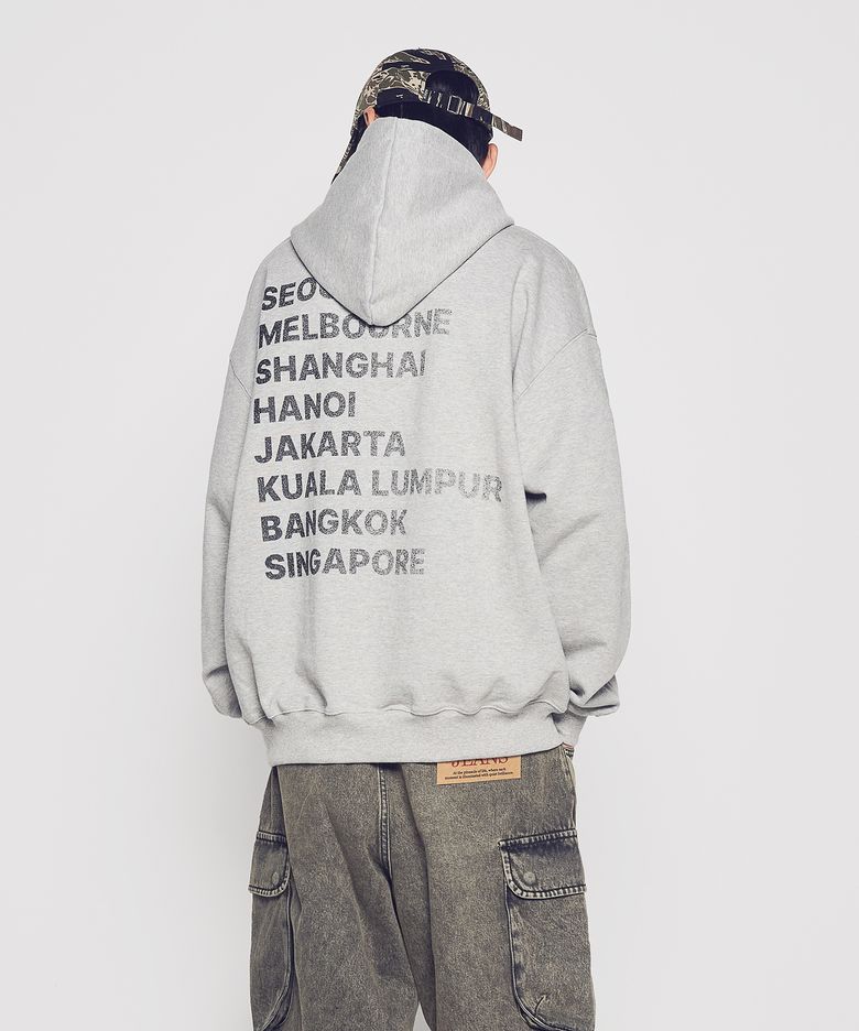 DUST BLUR EFFECT HOODIE (3 COLOR)
