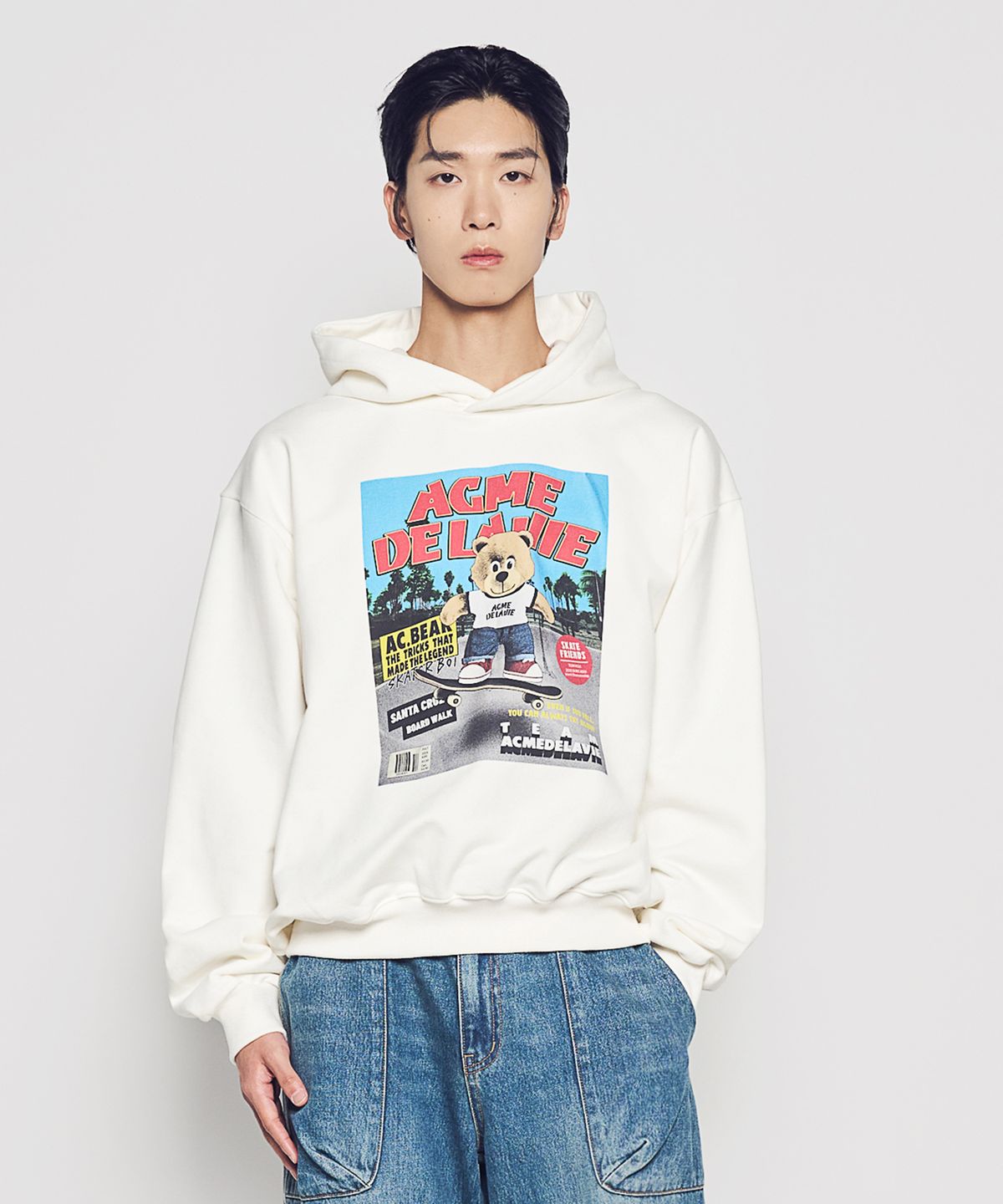 아크메드라비(ACME DE LA VIE) MAGAZINE AC BEAR HOODIE (3 COLOR)