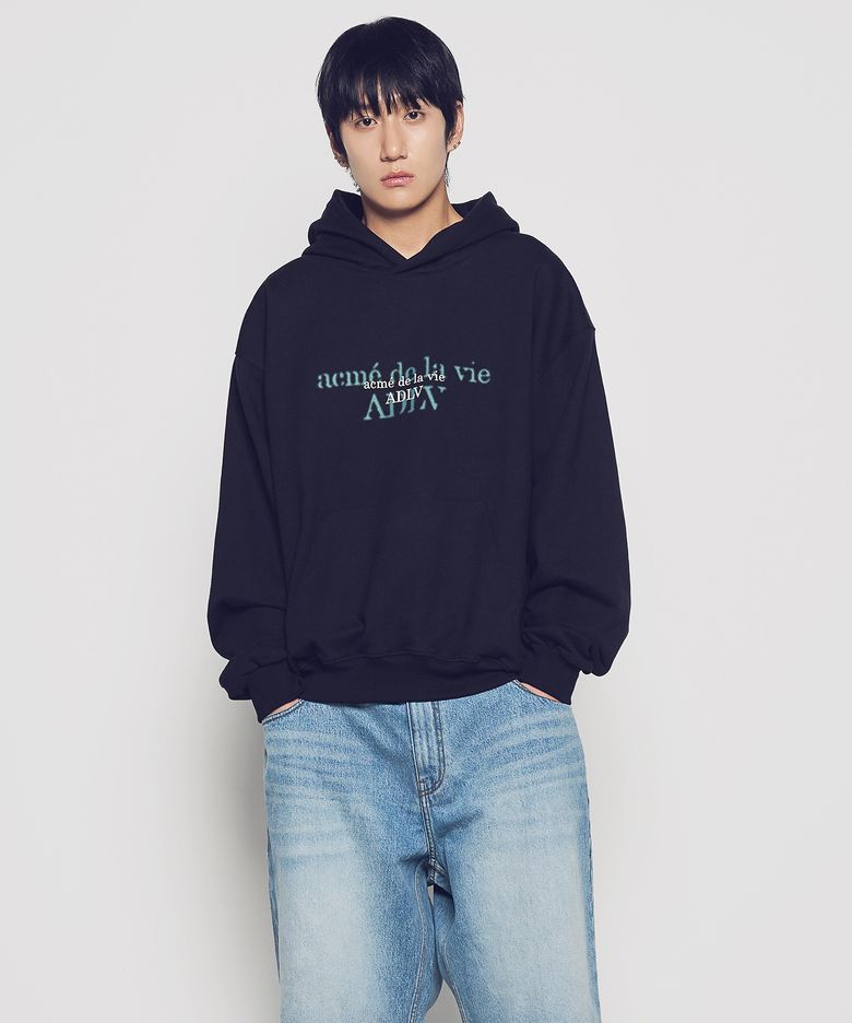 DOUBLE EFFECT HOODIE (2 COLOR)
