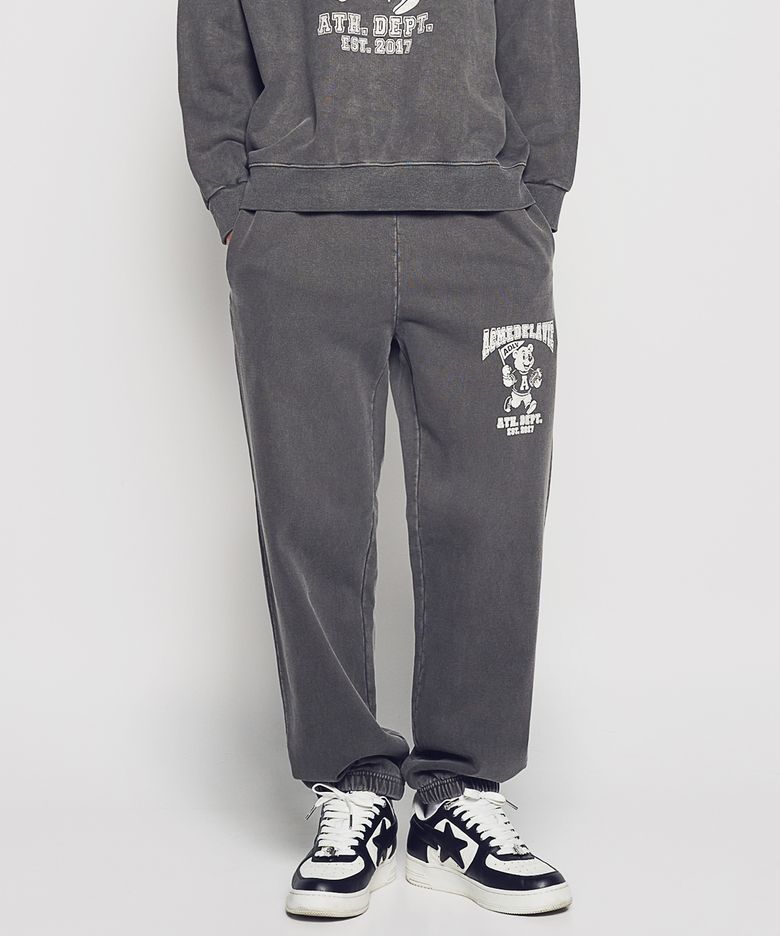 FOOTBALL AC BEAR PIGMENT JOGGER PANTS (2 COLOR)