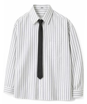 위시 스트라이프 셔츠 (더블 블랙)