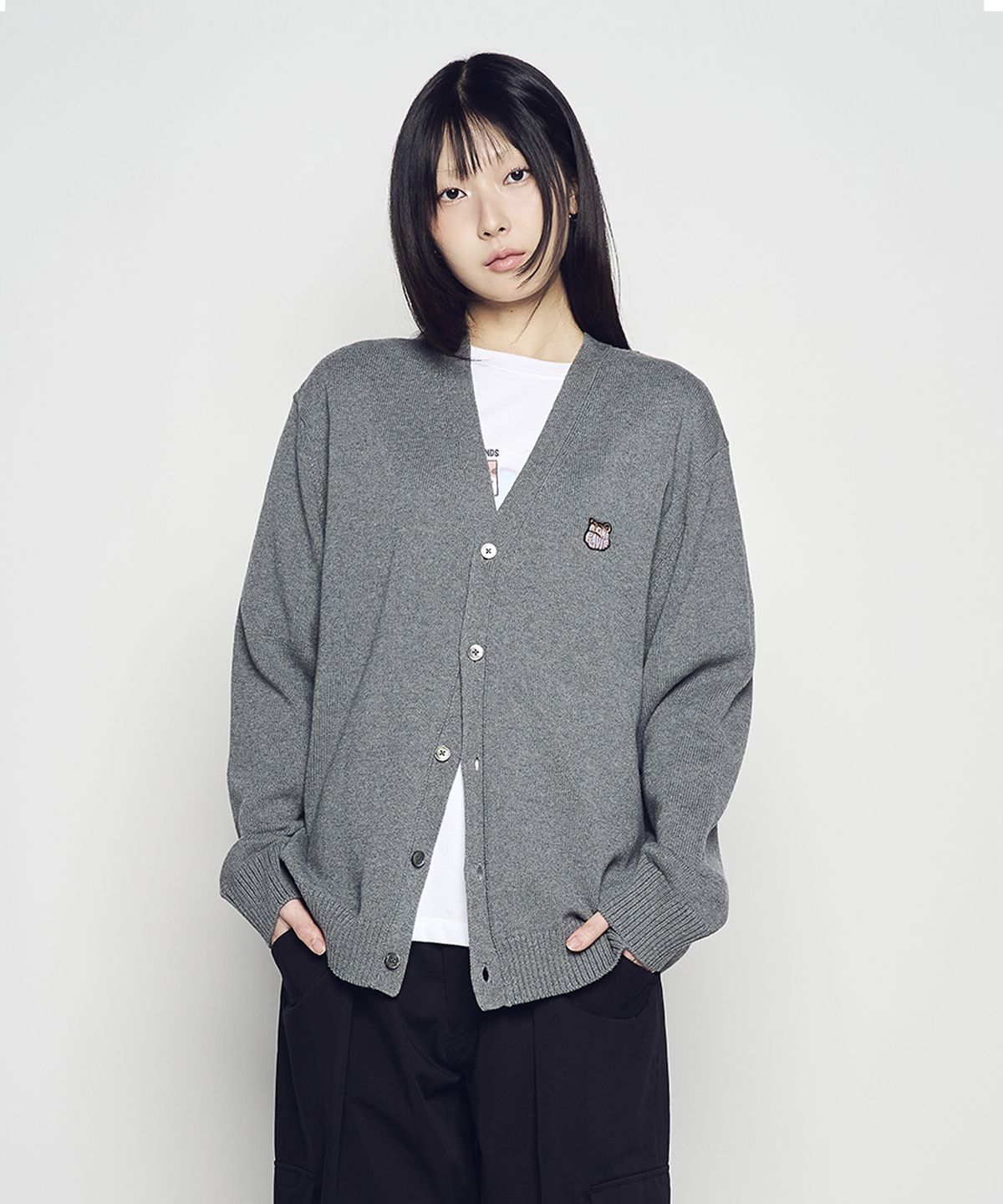 아크메드라비(ACME DE LA VIE) UNI BASIC V NECK CARDIGAN (2 COLOR)