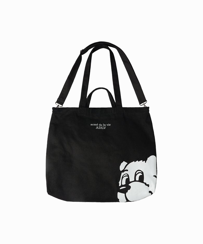 AC BEAR PRINTED LARGE ECO BAG (2 COLOR)
