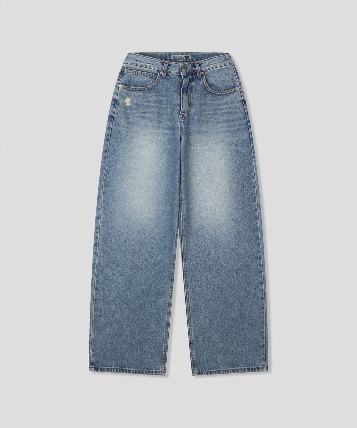 스르비(SELEVER) Harbor Straight Denim Pants