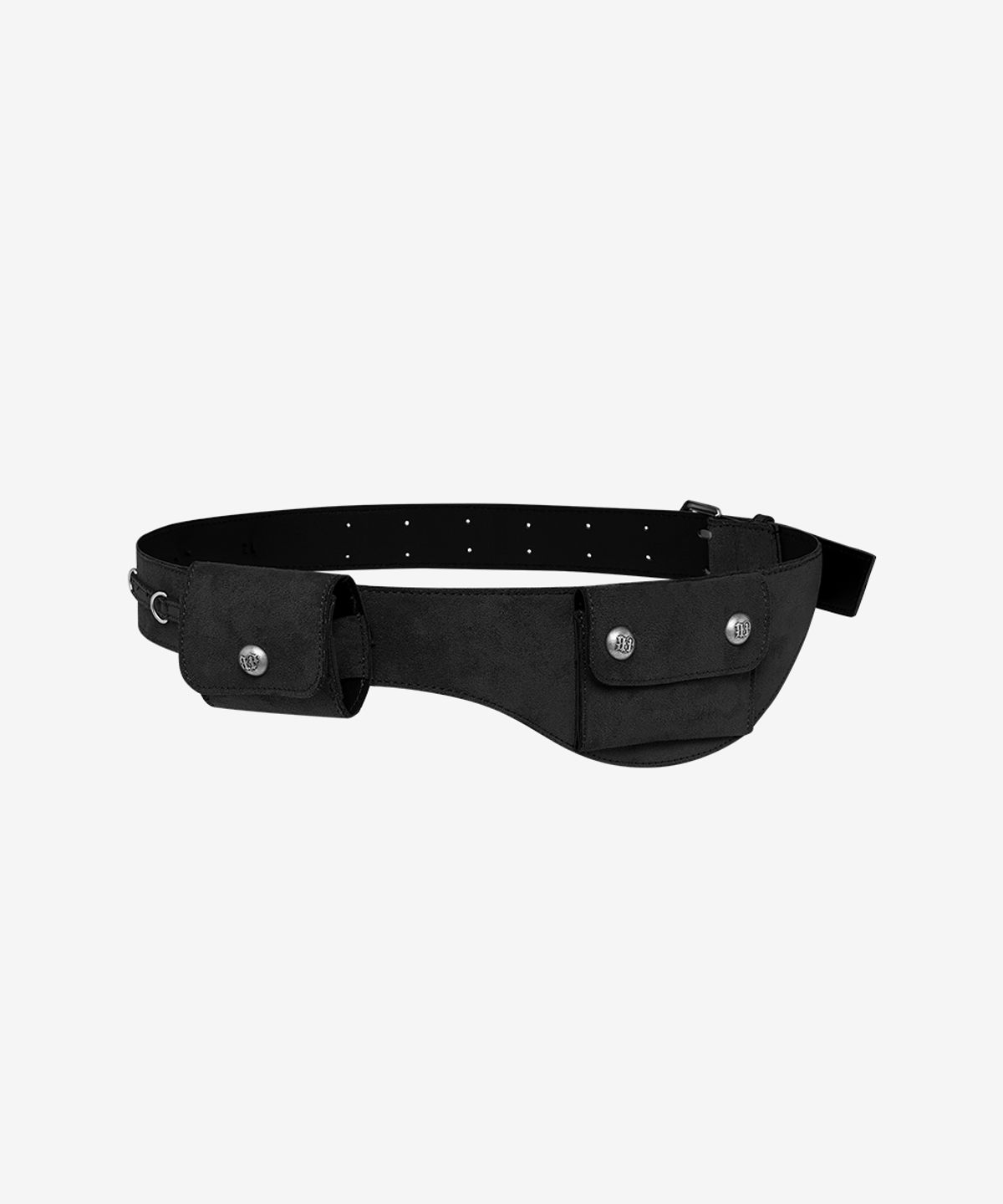 블랙 퍼플(BLACK PURPLE) 블랭켓 포켓 벨트_블랙 Blanket Pocket Belt_Black