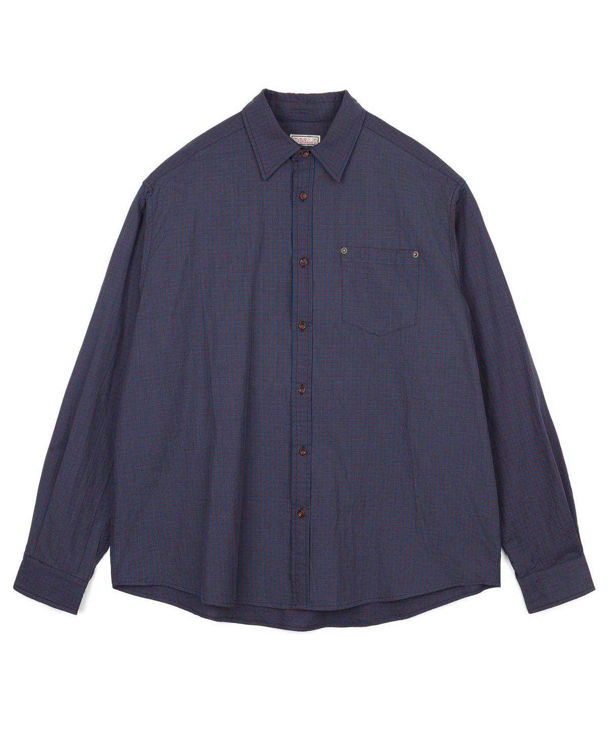 필프(PEALP) Lazy Canyon Check Shirt 39 (BLUE)