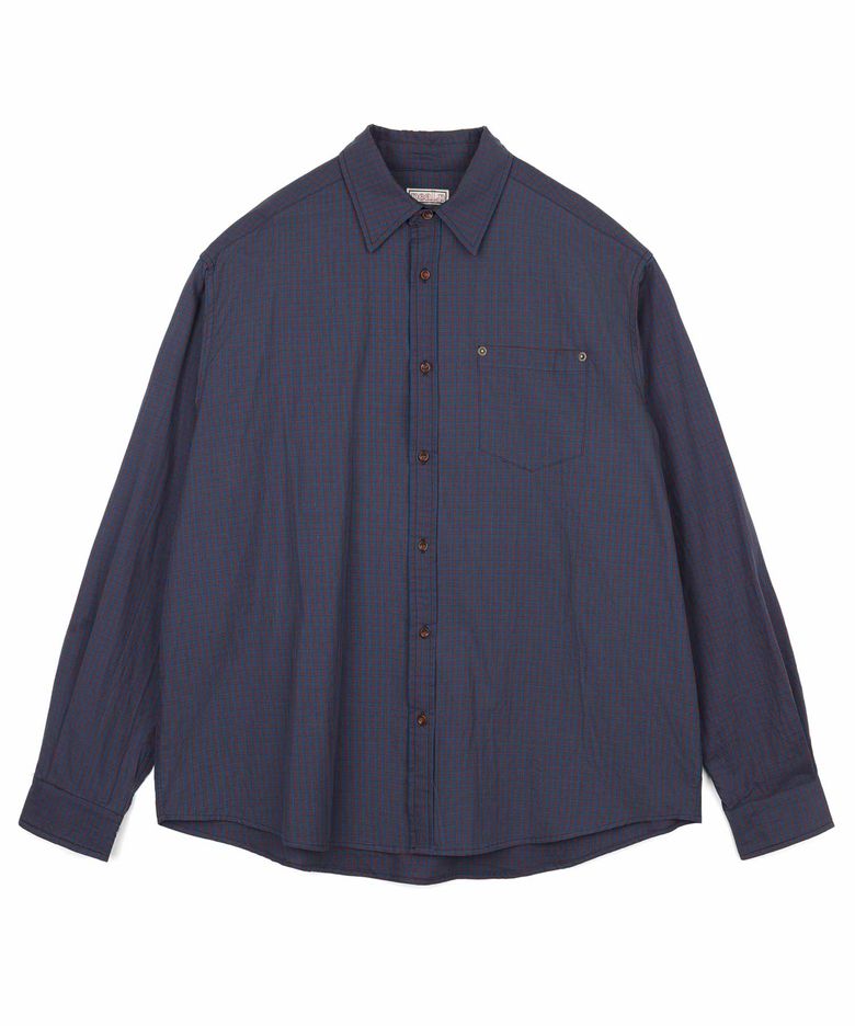 Lazy Canyon Check Shirt 39 (BLUE)