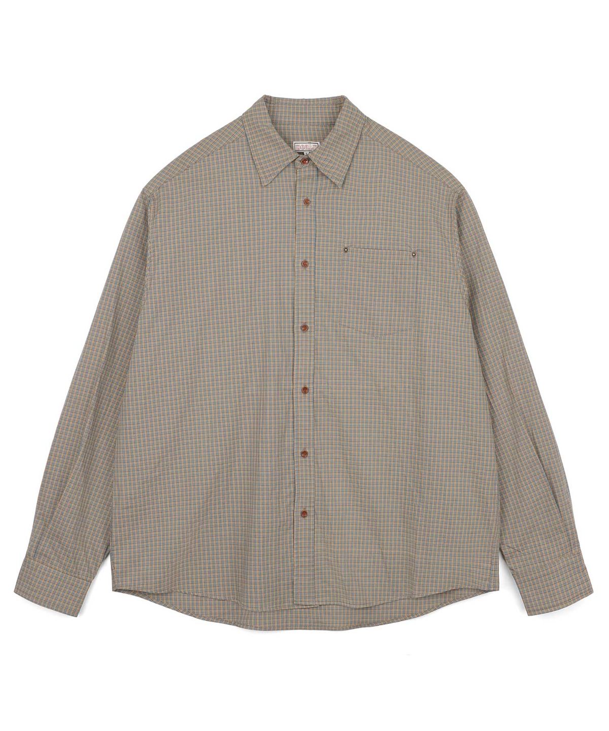 필프(PEALP) Lazy Canyon Check Shirt 39 (BEIGE)