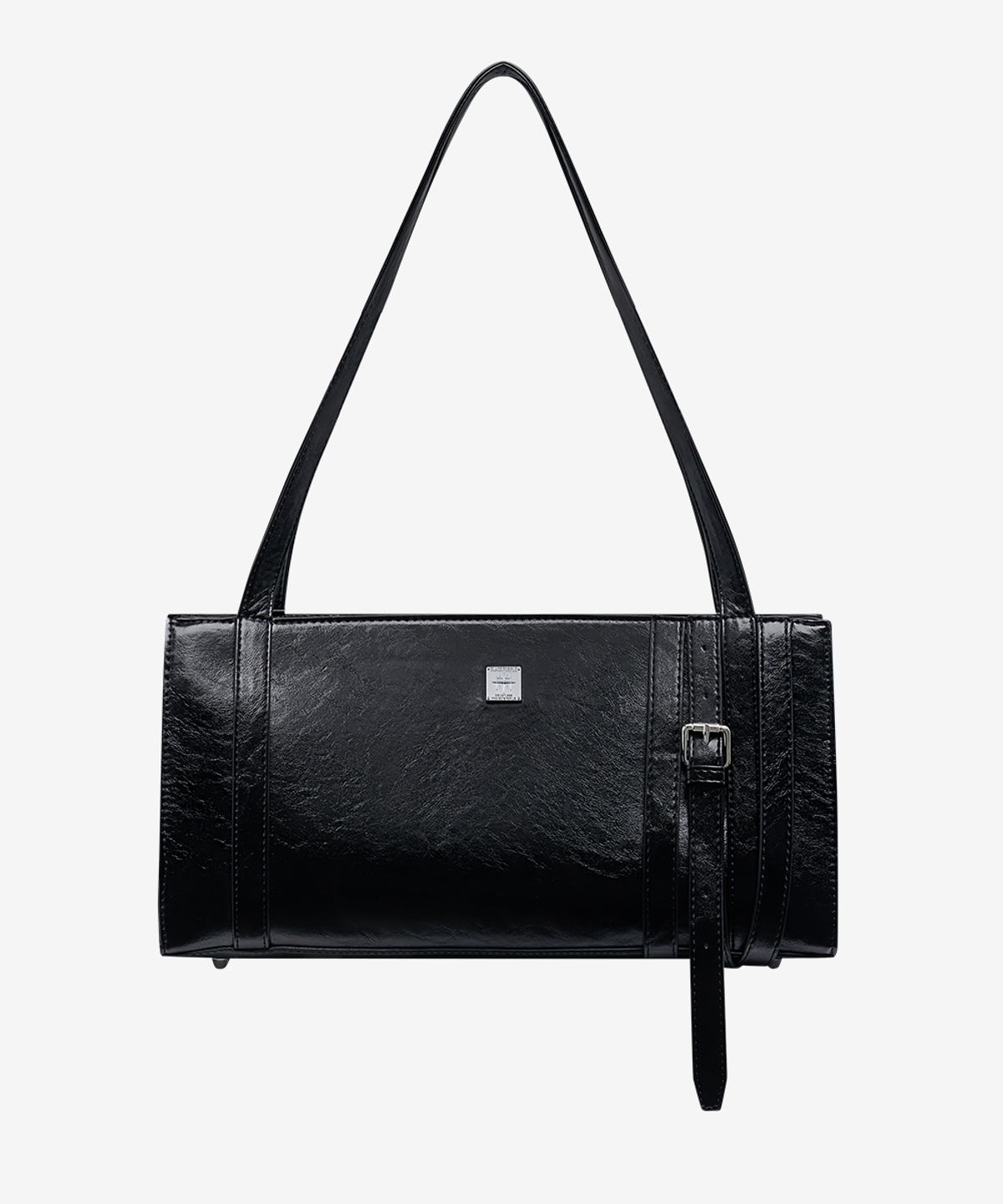 블랙 퍼플(BLACK PURPLE) 엑시스 벨트 백_블랙 Axis Belt Bag_Black