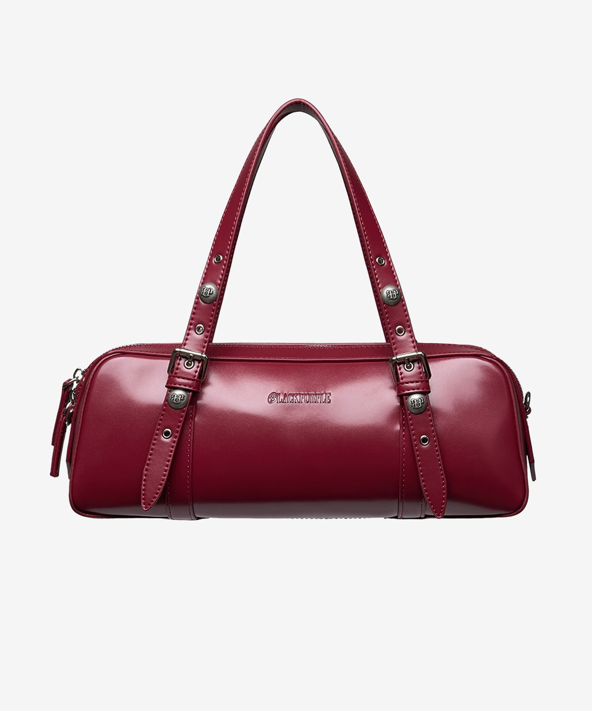 블랙 퍼플(BLACK PURPLE) 하네스 보스턴 백_레드 Harness Boston Bag_Red