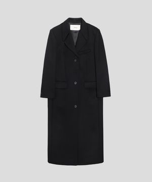 포인티드 테일러드 싱글 코트 [블랙]