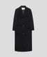 포인티드 테일러드 싱글 코트 [블랙]