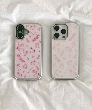(S26 출시) pony silver bumper case 말 포니 아이폰 갤럭시 맥세이프 케이스
