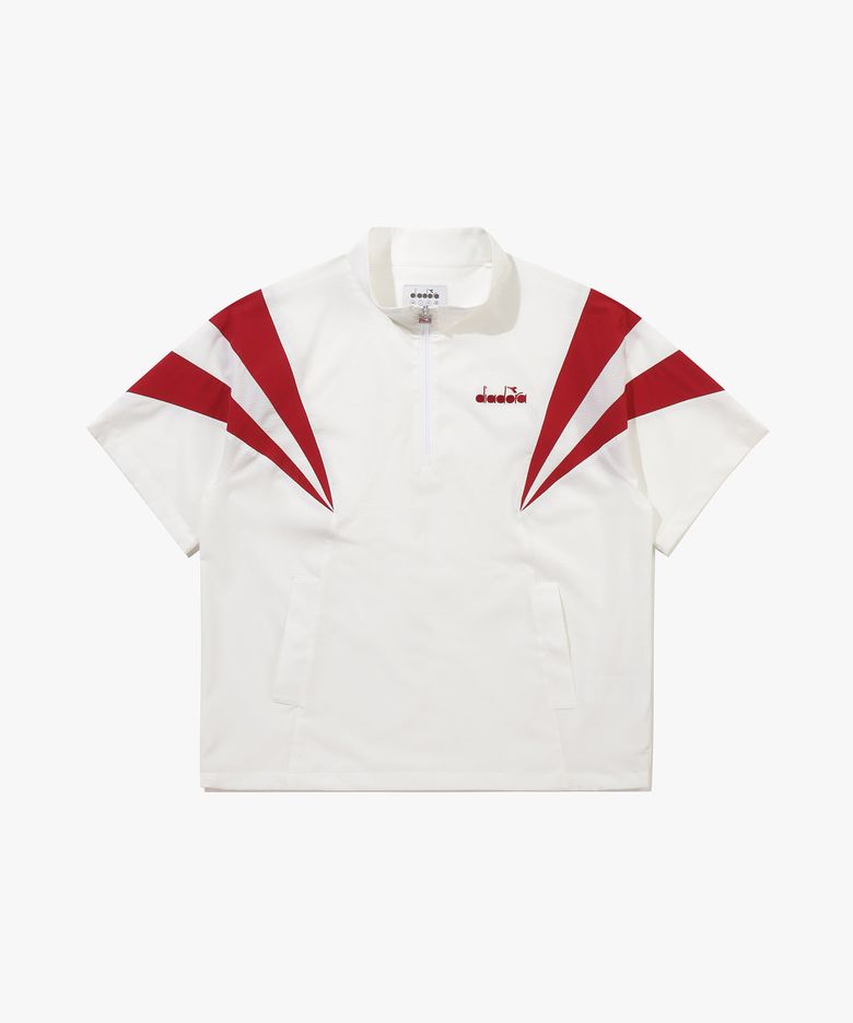 그랜드슬램 하프 반팔 아노락 OFF WHITE