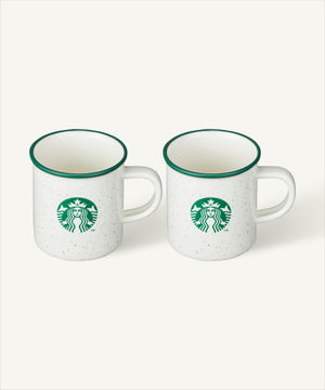 그린 사이렌 도트 머그 237ml 2P 세트