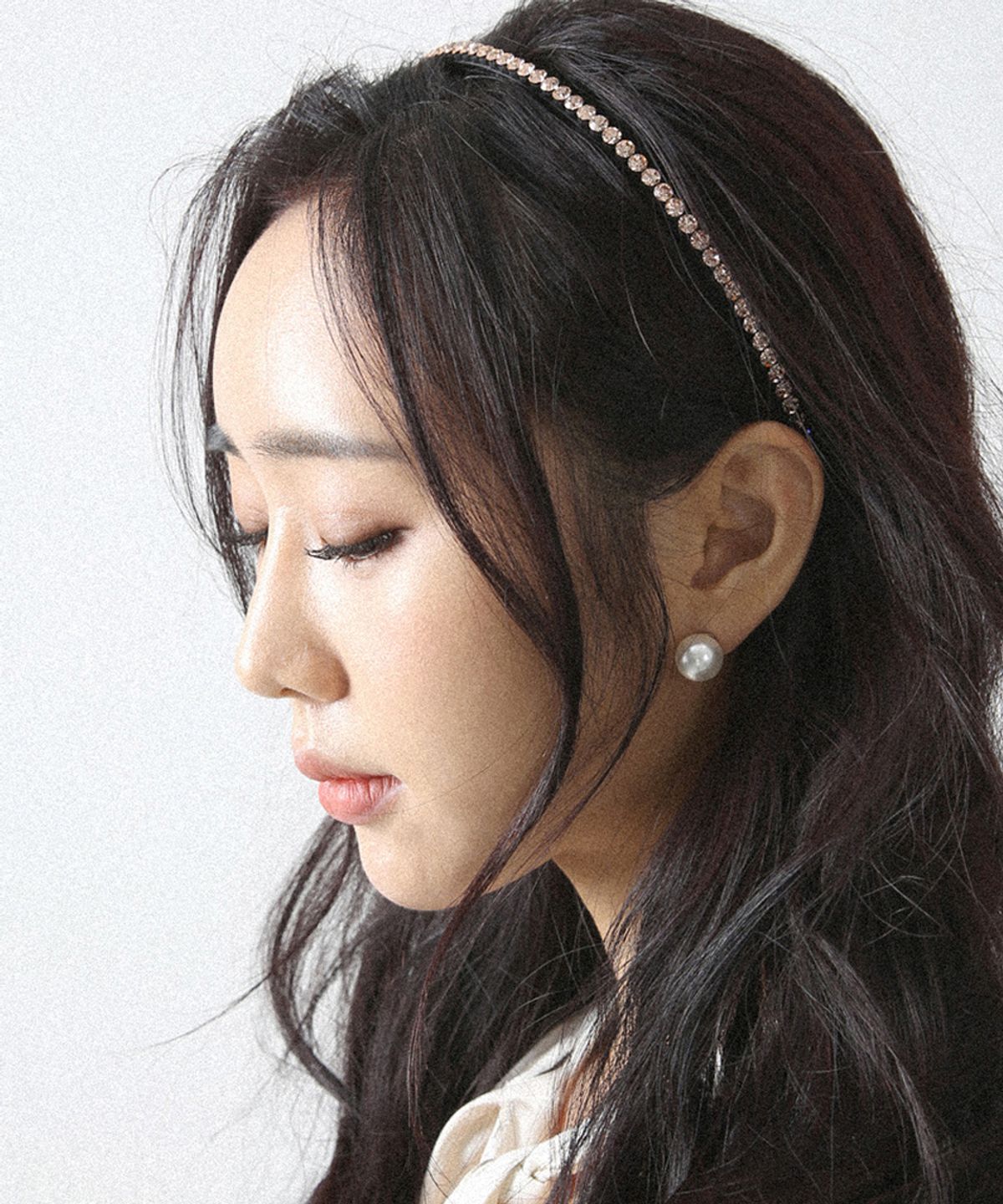 라코하(RACOHA) 컬러리 팝 큐빅 헤어밴드