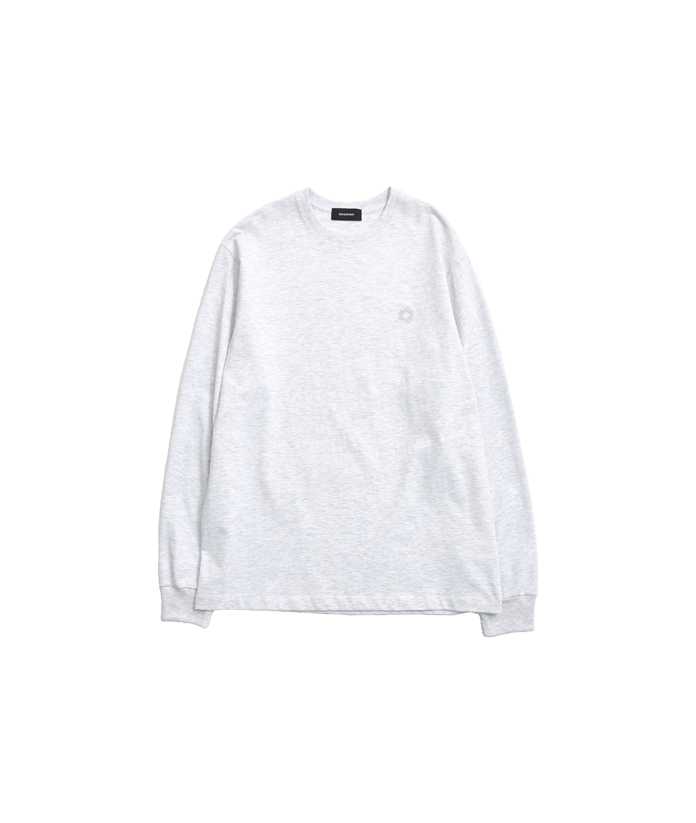 MUSINSA公式 | 999HUMANITY EVDロゴロングスリーブTシャツ（1%メランジ 
