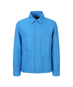 오버핏 솔리드 셔켓 점퍼 (FIMAA6303)