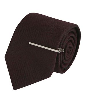 조직 솔리드 장식 넥타이 (FIATA0117)