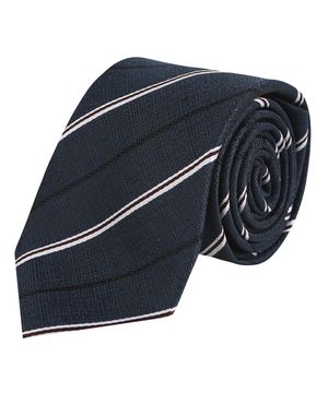 교차패턴 핀 레지멘탈 넥타이 (FIATA0105)