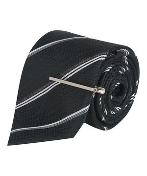 체크 패턴 장식 레지멘탈 넥타이 (FIATA0112)