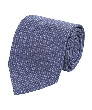 실크혼방 세브런 패턴 넥타이 (FIATA0143)